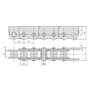 Rantai anti-bengkok untuk jendela geser