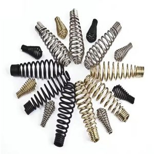 Panggangan barbekyu dengan pegangan baja tahan karat dan pegas kompresi