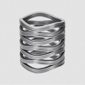 Pegas gelombang berselang-seling