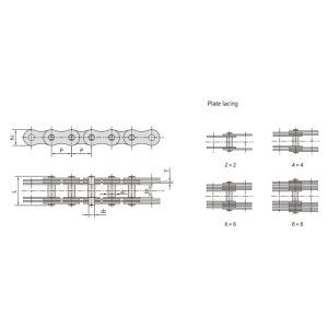 rantai pin multi pelat