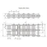 Rantai rol seri tugas berat