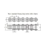 Rantai rol seri tugas berat