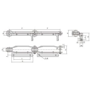 Rantai konveyor mesin tembakau