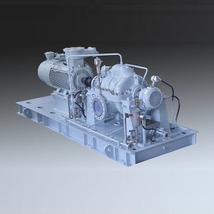 Pompa sentrifugal dengan pemisahan aksial