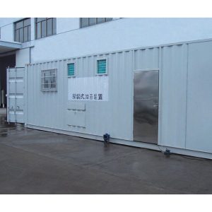 Unit pencampur yang dipasang pada skid