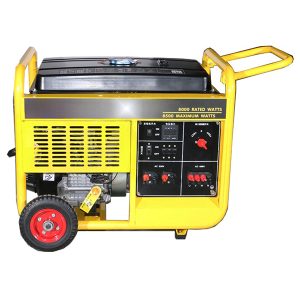 Generator bensin berdaya sama memiliki tegangan satu fasa dan tiga fasa