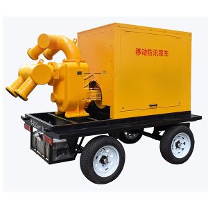 Pompa air lumpur diesel portabel