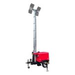 Menara lampu LED diesel portabel