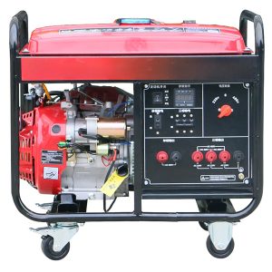 Generator bensin tiga fasa tunggal dengan dua tegangan