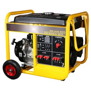 Generator bensin tegangan ganda satu fasa dan tiga fasa