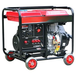 Generator diesel satu fasa dan tiga fasa dengan tegangan ganda