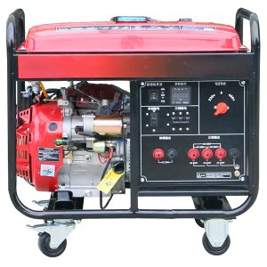 Generator bensin satu fasa dan tiga fasa dengan tegangan ganda