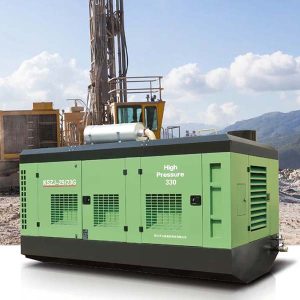 Kompresor udara sekrup bertenaga diesel
