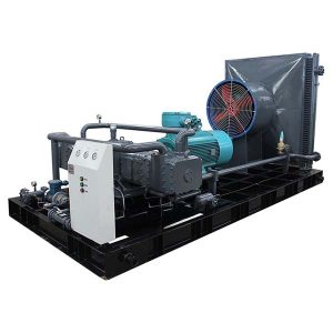 Kompresor gas alam yang dipasang pada skid