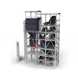 Sistem produksi pasir dan agregat