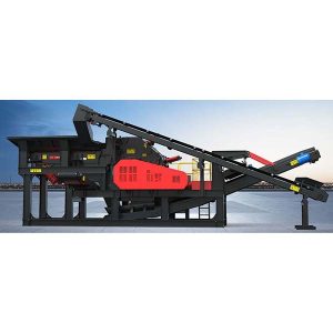 Stasiun penghancur dampak yang dipasang pada skid