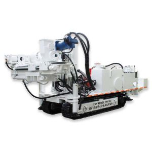 Rig pengeboran terowongan bertenaga hidraulik sepenuhnya dengan crawler yang dipasang di samping