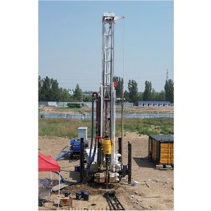 Kendaraan pengeboran dengan sistem penggerak listrik di bagian atas