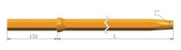 Batang Hex25 x 159 mm