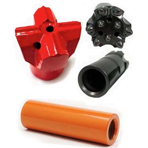 Mata bor silang berulir R32 dan selongsong penghubung